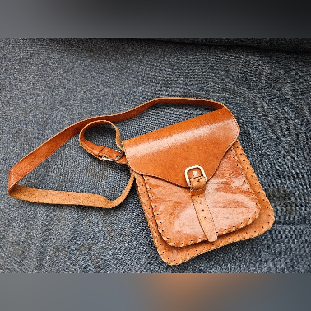 Hand Crafted leather purse